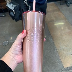 Rose Gold Ombré Starbucks tumbler 2019